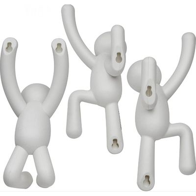 Cabideiro Gancho de Parede Buddy Branco - Umbra