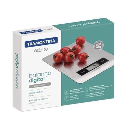Balança Digital para Cozinha Tramontina Adatto em Aço Inox