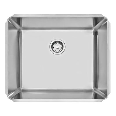 Cuba Profissional de embutir Tramontina Dritta Pro em Aço Inox com Acabamento Scotch Brite 60x50 cm