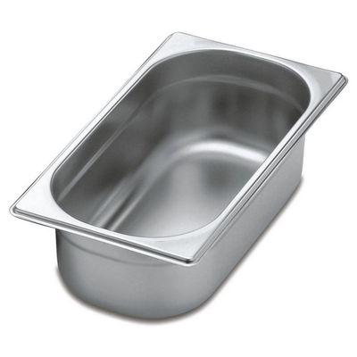 Cuba Gastronomica Inox GN 1/3 x 100mm (325x176mm) - Brasinox