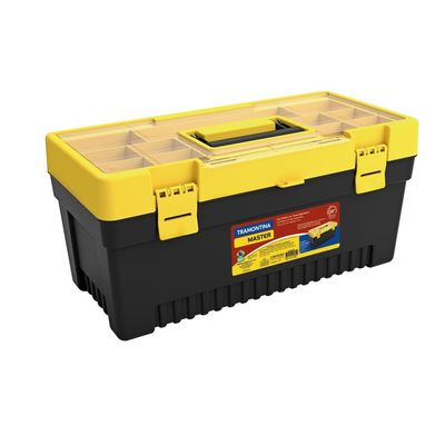 Caixa Plastica para Ferramentas 20" Tramontina com Tampa Organizadora