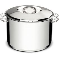 Caldeirão Tramontina Solar em Aço Inox Fundo Triplo com Tampa e Alças 28 cm 11,9 L
