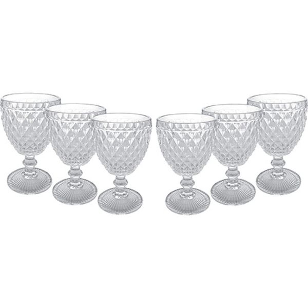 Jogo de Taças para Agua Clear Verre 6 Peças - Mimo Style