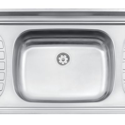 Pia de Apoio Tramontina Filo 56 em Aço Inox 160x55 cm