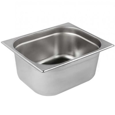 Kit 4 Cubas Gastronomica Inox 1/2x150mm com tampas Brasinox