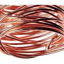Jogo 4 Aneis de Guardanapo Aço Espiral Cobre 4cm - Lyor
