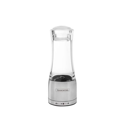 Moedor Tramontina Realce para Sal ou Pimenta em Acrilico e Aço Inox com Moinho em Ceramica