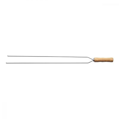 Espeto Duplo para Churrasco Tramontina com Lamina em Aço Inox e Cabo de Madeira 95 cm