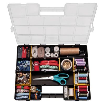 Maleta Plastica Organizadora 17" Tramontina com Divisorias Moveis