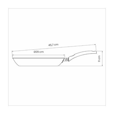 Frigideira Tramontina Turim Aluminio Max Chumbo 28 Cm 2 L