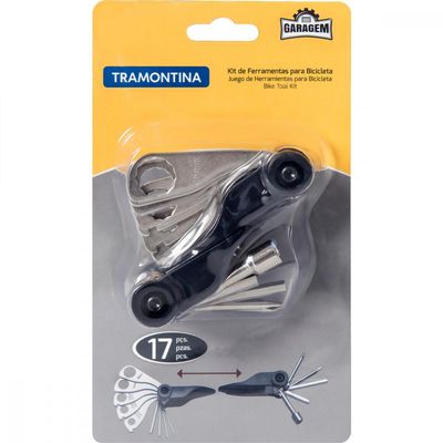 Kit de Ferramentas para Bicicleta Tramontina 17 Peças