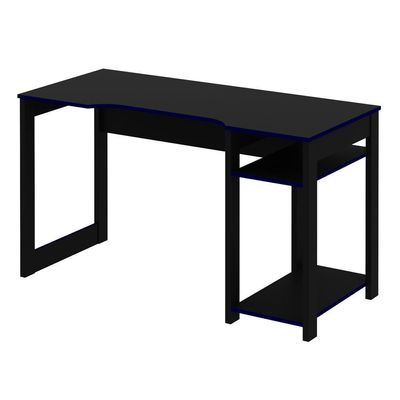 Mesa Gamer Multimóveis Cr25049 Preta/Azul