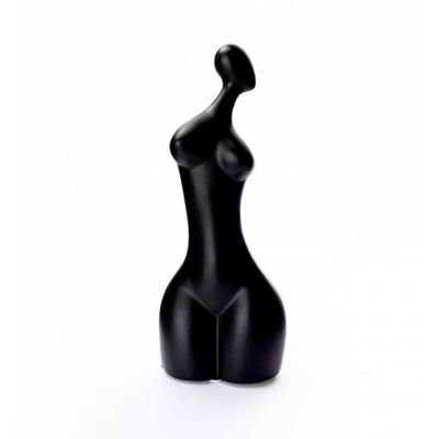 Esculturapo Preto 25x10,5cm