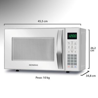 Micro-ondas 21l Mondial Mo-01-21-w 220v/60hz . 220V