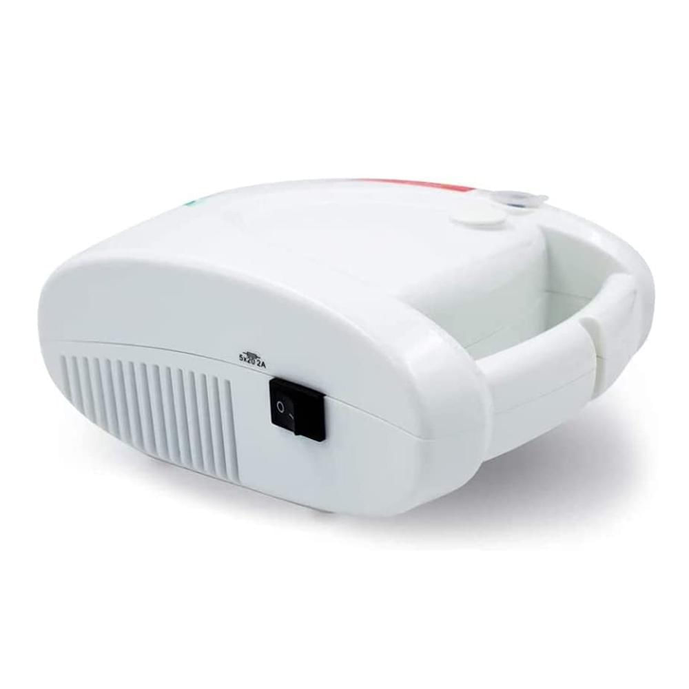 Nebulizador a Ar Comprimido G-Tech Nebcom V Bivolt Branco