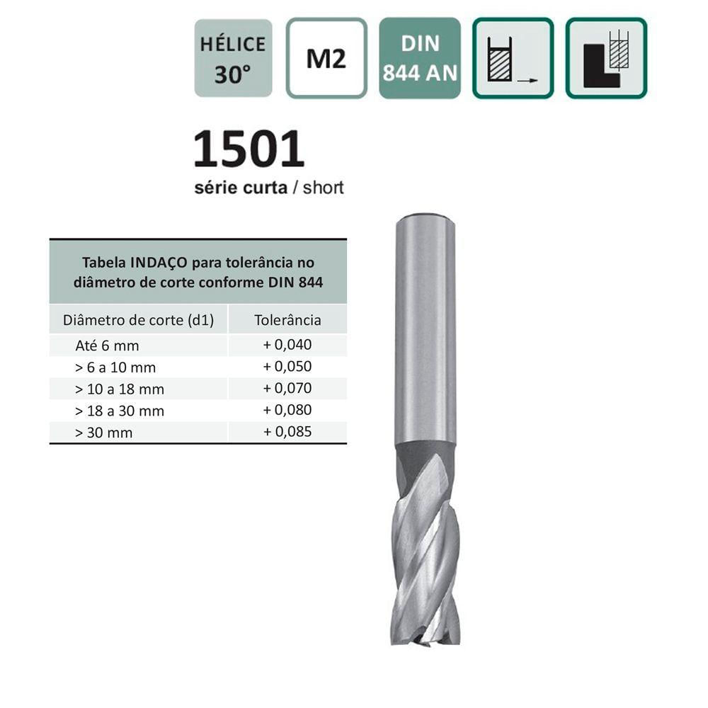 Fresa De Topo Haste Cilíndrica - 32X53X133X32X6 - 1501