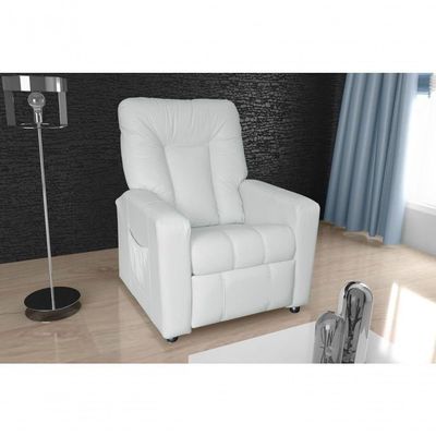 Poltrona Do Papai Reclinável Pallas Mx5 - Branco Corino