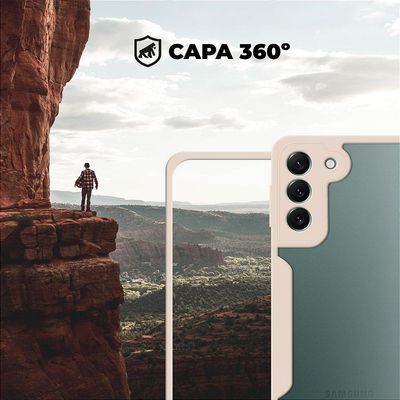 Capa 360 para Samsung Galaxy S22 Plus - Rosa - Gshield