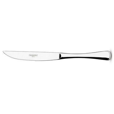 Faca P/ Churrasco Tramontina Em Inox Alto Brilho Detalhes No