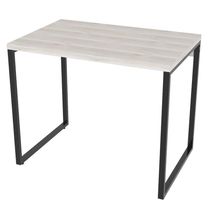 Mesa De Escritório Office 90cm Industrial Prisma C08 Snow