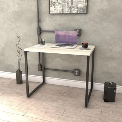 Mesa De Escritório Office 90cm Industrial Prisma C08 Snow
