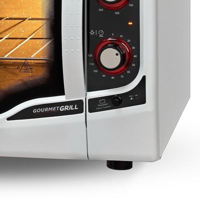Forno Elétrico Fischer Gourmet Grill 44 Litros - Branco 220V 220V
