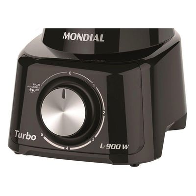Liquidificador Mondial Turbo L-900 Fb Liquidificador-127v-preto 110V