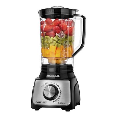 Liquidificador Mondial Turbo Inox 3l L-1100-bi Liquidificador L-1100-bi 220v/60hz . 220V