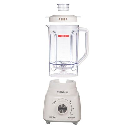 Liquidificador Mondial Turbo Power L-99-wg Liquidificador-127v-branco/cinza 110V