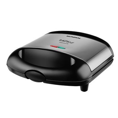 Grill e Sanduicheira Mondial Premium S-07 Preto/Inox 127V 110V