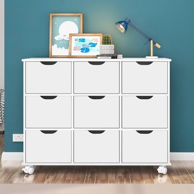 Nicho Organizador Multifuncional Q01 9 Gavetas Branco