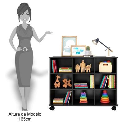 Nicho Organizador Multifuncional Multifuncional Q01 Preto