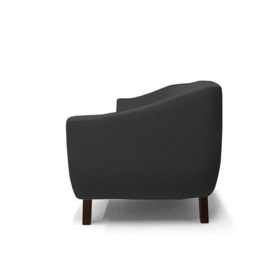 Sofá Atenas 3 Lugares 230cm C05 Corino Preto - Domi