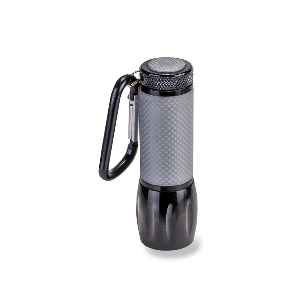 Lanterna Compacta com Luz LED Ultra brilhante e mosquetão