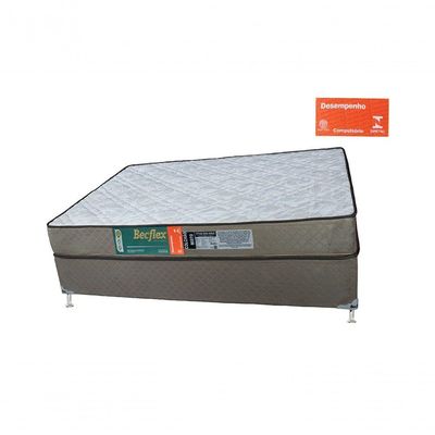 Conj. (box + Colchão) Becflex Titan Mag Gold Solteiro 88 Cm