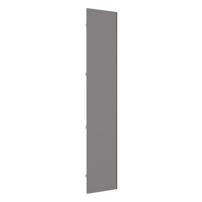 Porta Para Closet Individual 50cm Champagne Cinza Puro