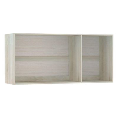 Maleiro Ponte Casal 3 Portas 145Cm Crema C/ Dourado