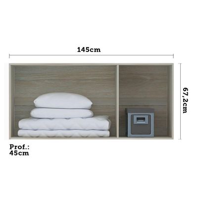 Maleiro Ponte Casal Luciane 3 Portas Plus 145 Cm Verde