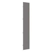 Porta Para Closet Individual 40cm Champagne Cinza Puro