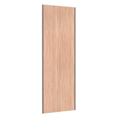 Porta De Correr 80cm Champagne Sem Kit Ferragem Cumaru