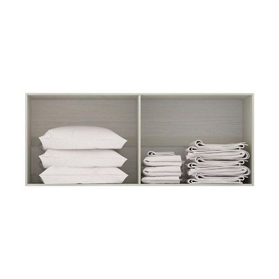 Maleiro Casal 4 Portas Plus 165 Cm Crema Com Kashmir