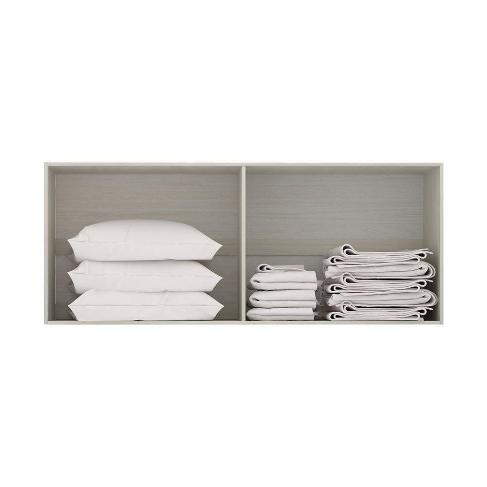 Maleiro Casal Luciane 4 Portas Prime Plus 165 Cm Crema