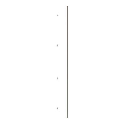 Porta Para Closet Individual 25cm Champagne Branco Mat