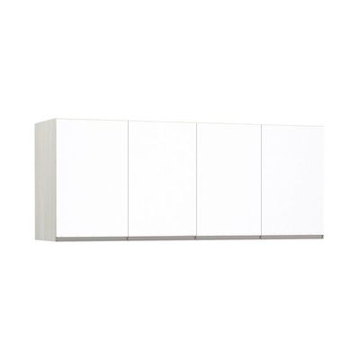 Maleiro Casal 4 Portas Plus 165 Cm Crema Com Branco Mat