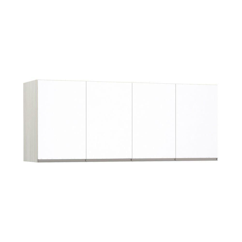 Maleiro Casal 4 Portas Plus 165 Cm Crema Com Branco Mat