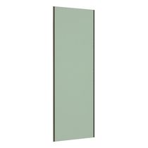 Porta De Correr Closet 80cm Inox Sem Kit Ferragem Verde