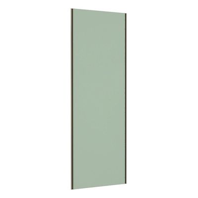 Porta De Correr Closet 80cm Inox Sem Kit Ferragem Verde