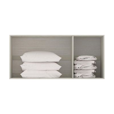 Maleiro Ponte Casal 3 Portas Plus 145 Cm Crema Com Kashmir