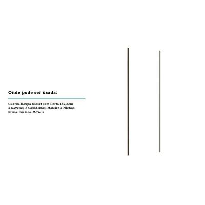 Porta De Correr 80cm Inox Sem Kit Ferragem Branco Mat