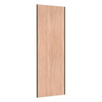 Porta De Correr Closet 80cm Inox Sem Kit Ferragem Cumaru